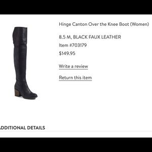 Canton Over the Knee Boot by HINGE